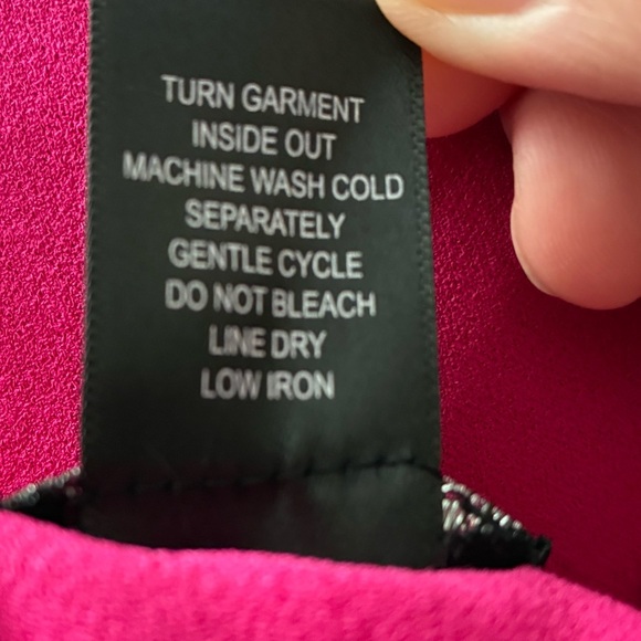 Soho Women’s Plus-Size Classic Straight-Leg Mid-Rise Hot Pink Pants 2X - Picture 7 of 9